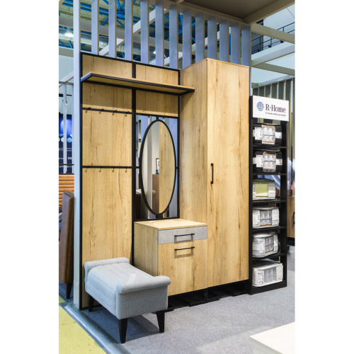 Комод для обуви с ящиком Loft Дуб натур/Бетон. Фото №14