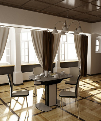 Стул кухонный  бежевый/венге, повышенной комфортности. Фото №2