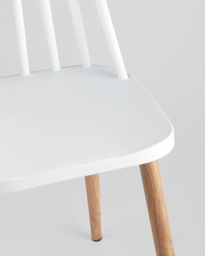 Стул Морган пластиковый белый. Фото №10