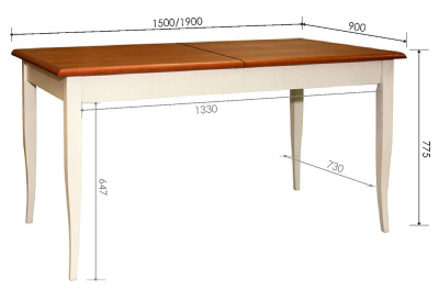 Стол обеденный Альт П490.22. Фото №2