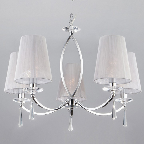 Подвесная люстра Eurosvet Valery 60079/5 хром. Фото №1