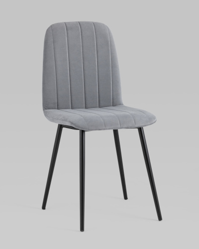 Стул Easy велюр серый. Фото №3