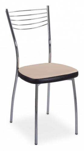 Стул кухонный  бежевый/венге, повышенной комфортности. Фото №1