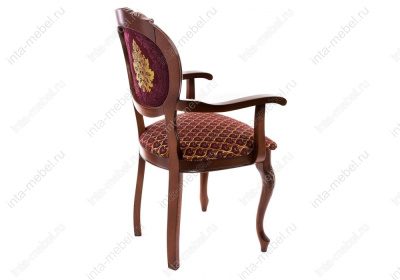 Стул деревянный Кресло Adriano 2 вишня / патина. Фото №4