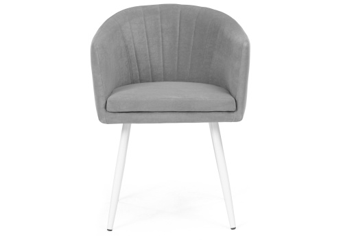 Стул Валета светло-серый / белый. Фото №2