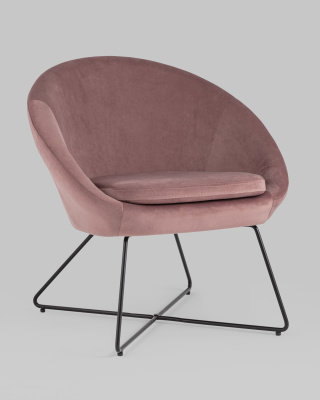 Кресло Колумбия пыльно-розовое. Фото №3