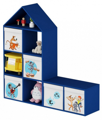 Стеллаж домик для игрушек Скандинавик Союзмультфильм sky 2. Фото №2