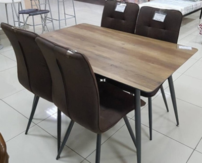 Стул LARS DARK BROWN (темно-коричневый). Фото №4