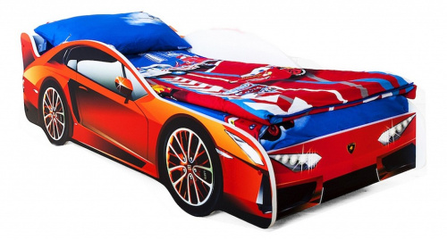 Кровать-машина Lamborghini, красный. Фото №1