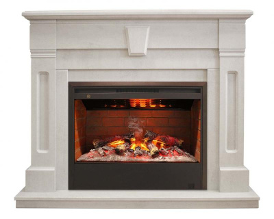 Электрокамин RealFlame Kellie 25,5/26 WT с Helios 26 3D. Фото №2