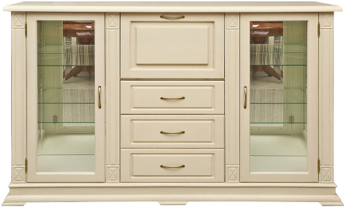 Шкаф Верди Люкс 3/2з П487.12з. Фото №4