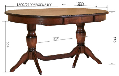 Стол Верди 4РД П106.15. Фото №2