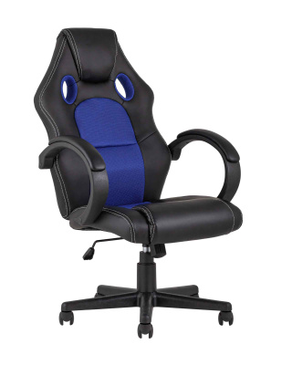Кресло игровое TopChairs Renegade синее. Фото №2