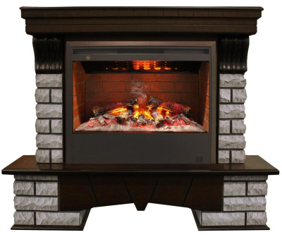 Электрокамин RealFlame Country Rock 26 AO с Helios 26 3D. Фото №2