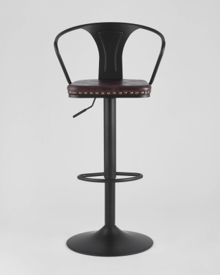 Стул барный TOLIX ARMS SOFT черный матовый фото Стул барный TOLIX ARMS SOFT черный матовый. Фото №4