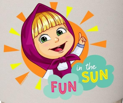 Пуф Маша и Медведь Playtame Ivory 1. Фото №2