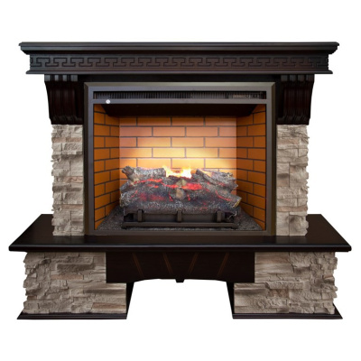 Электрокамин RealFlame Rockland 26 AO с Leeds26 3D. Фото №2