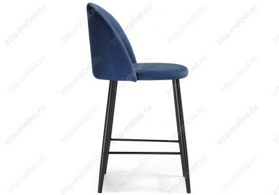 Барный стул Амизуре темно-синий / черный матовый. Фото №3
