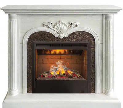 Электрокамин RealFlame April WT с Helios 3D фото Электрокамин RealFlame April WT с Helios 3D. Фото №2