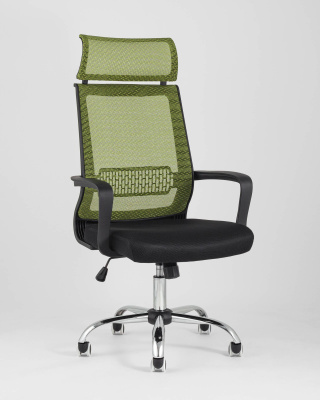 Кресло офисное TopChairs Style зеленое. Фото №4