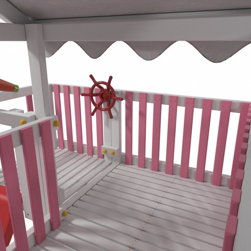 Комплекс игровой ДК10Р, розовый, серый. Фото №8