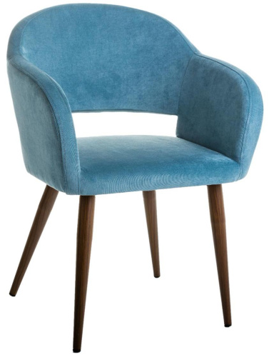 Кресло Oscar Блю/Тёмный Орех. Фото №2