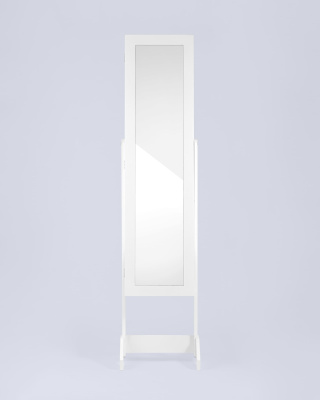 Зеркало-шкаф напольное Godrick для украшений белое. Фото №5