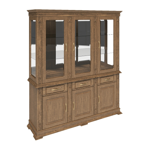 Шкаф комбинированный Верди Люкс 3з П487.20з. Фото №2