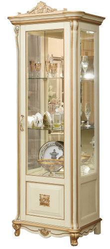 Шкаф с витриной Алези 8 Люкс П350.08л. Фото №1