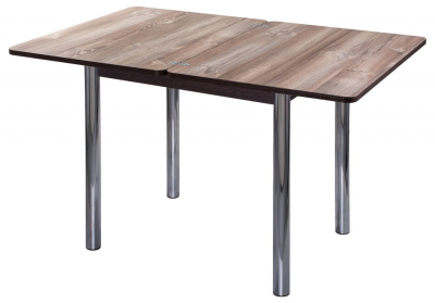 Стол кухонный  цвет каркаса венге, цвет столешницы Орех темный. Фото №2