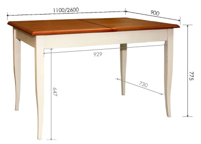 Стол обеденный Альт П490.24. Фото №2