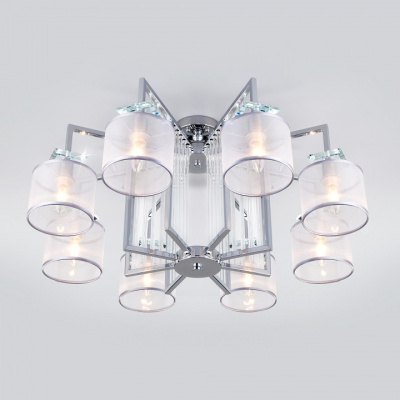 Потолочная люстра Eurosvet Fargo 60108/8 хром фото Потолочная люстра Eurosvet Fargo 60108/8 хром. Фото №2