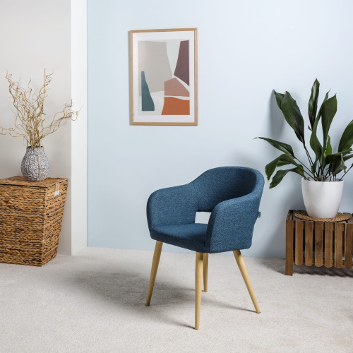 Стул Oscar Сканди Блю Арт Натур. Фото №9