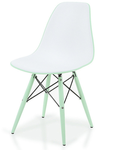 Стул ESF DC231A зеленый/белый. Фото №3