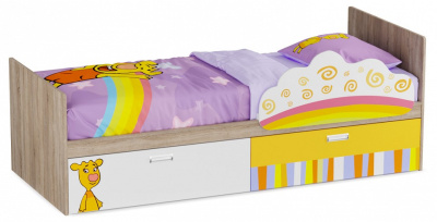 Кровать Юниор Оранжевая Корова. Фото №2