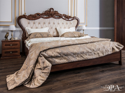Кровать Афина (1800х2000) с мягким изголовьем караваджо. Фото №3