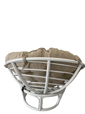 Кресло Папасан 23/01, цвет: белый. Фото №5