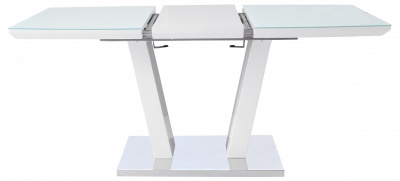 Стол обеденный DT-9107 белый/белый, хром. Фото №2