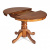 Стол NAVARRESE (mod. E-R36R+12AV NMO-2A) дерево гевея/мдф, 90+30х76см, rustic oak (дуб) фото Стол NAVARRESE (mod. E-R36R+12AV NMO-2A) дерево гевея/мдф, 90+30х76см, rustic oak (дуб). Фото №2