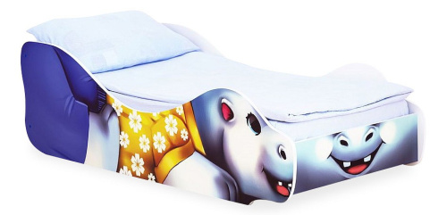 Кровать Бегемот Мотя, голубой. Фото №1