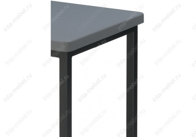 Барный стул Лофт темно-серый / черный матовый. Фото №5