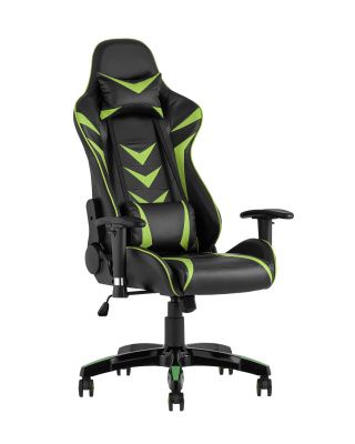 Кресло игровое TopChairs Corvette зеленое. Фото №2