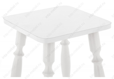 Стул из дерева Грай белый глянец. Фото №4