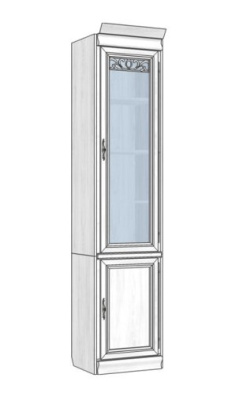 Шкаф модульный Оскар ММ-218-111/112(левый, правый) фото Шкаф модульный Оскар ММ-218-111/112(левый, правый). Фото №2