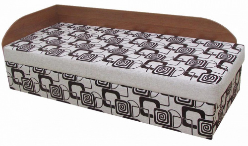 Диван прямой Сеул Эко нераскладной (рогожка, Серый) 196/61/82 Подлокотник слева.. Фото №2