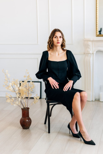 Полукресло Венера с мягкой подушкой (темный орех). Фото №3