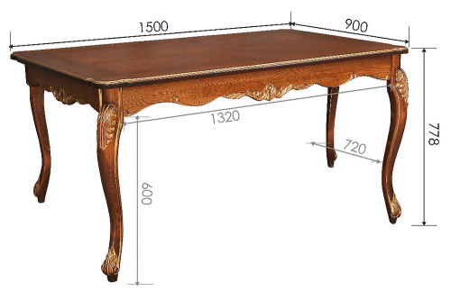 Стол Альба 1 П498.01. Фото №2