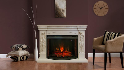 Электрокамин RealFlame Diva 33 WT с FireSpace 33 S IR. Фото №3