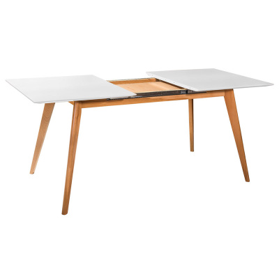 Стол раскладной Лунд белая столешница, 120 см. Фото №3