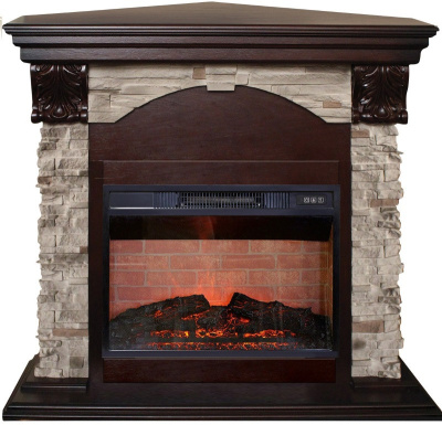 Электрокамин RealFlame Dublin Rock Corner 24 AO с Irvine 24. Фото №2